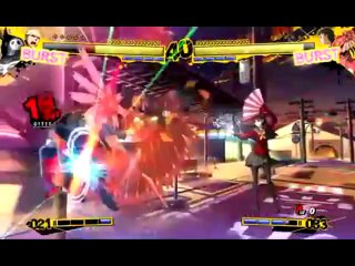 Persona 4 Arena - Montage de gameplay