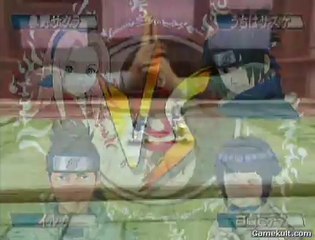 Naruto : Clash of Ninja European Version - Combat en équipe