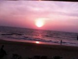 anjuna 11.1.14 sunset live goa beach time lapse