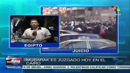 Comparece hoy Mubarak ante tribunales egipcios