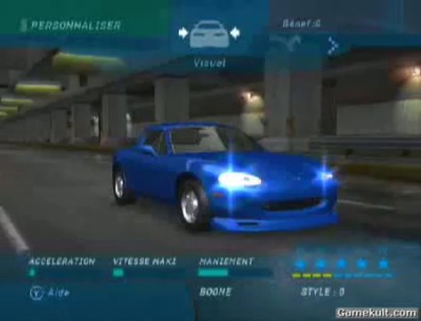 Need For Speed Underground - Un peu de tuning