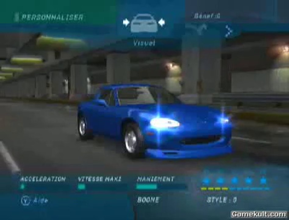 Need For Speed Underground - Un peu de tuning