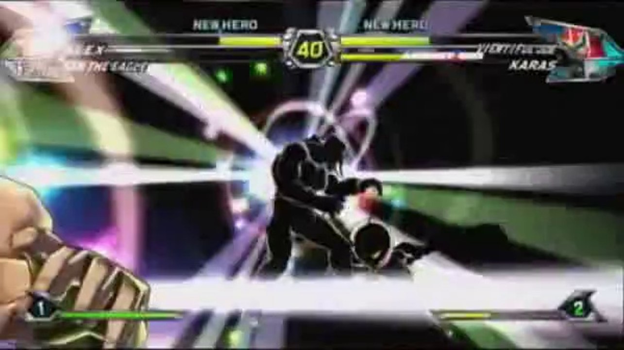 Tatsunoko Vs. Capcom - Ken the Eagle et Alex...