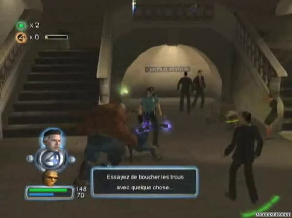 Les Quatre Fantastiques - La Chose et l'homme élastique contre les taupes