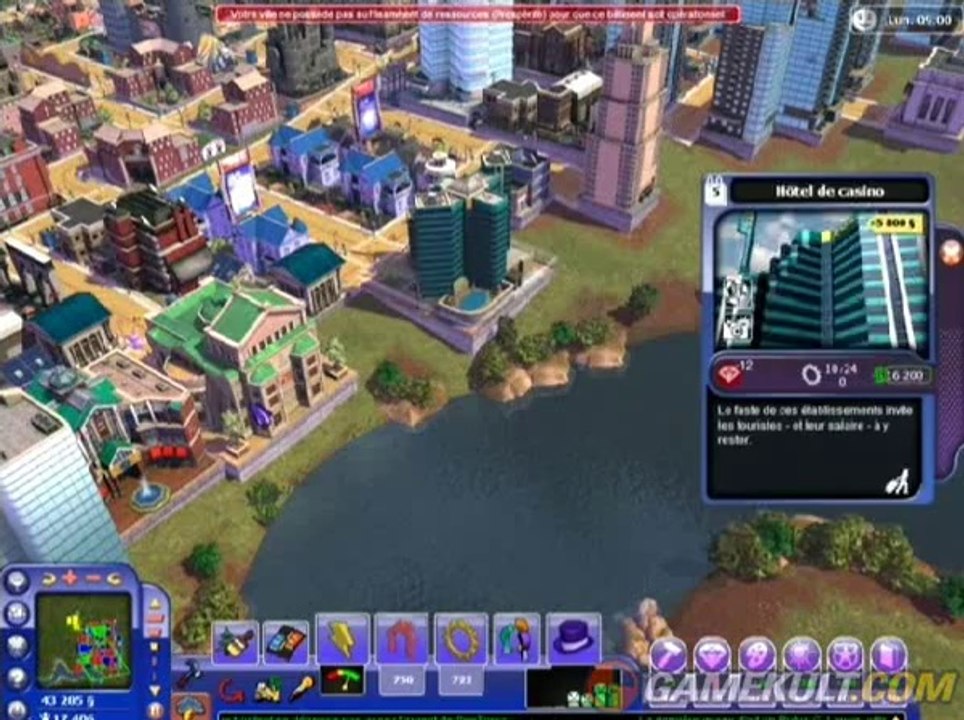 Sim City Sociétés - Quelques gratte-ciels