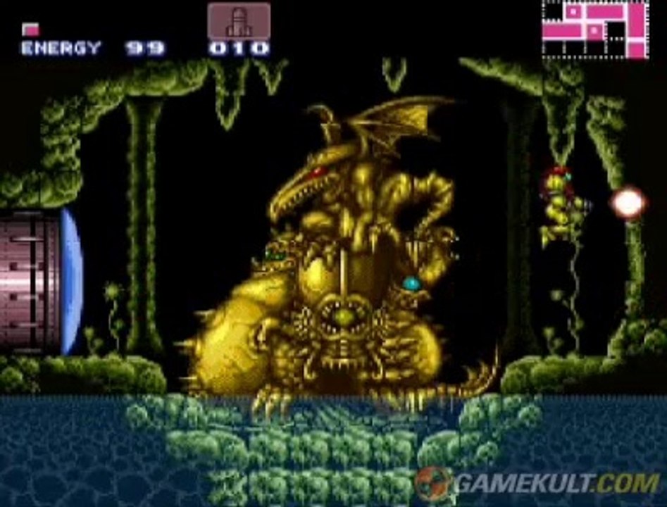 Super Metroid - La vilaine statue au bout du couloir