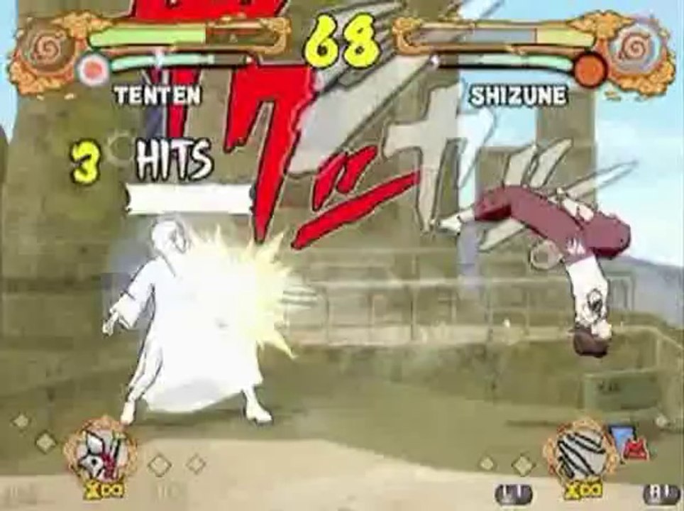 Naruto Shippuden : Ultimate Ninja 4 - Tenten vs. Shizune