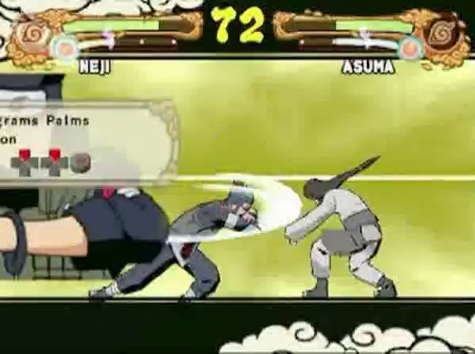 Naruto Shippuden : Ultimate Ninja 4 - Neji vs. Asuma