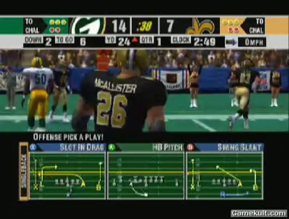 Madden NFL 2004 - Saints vs Packers