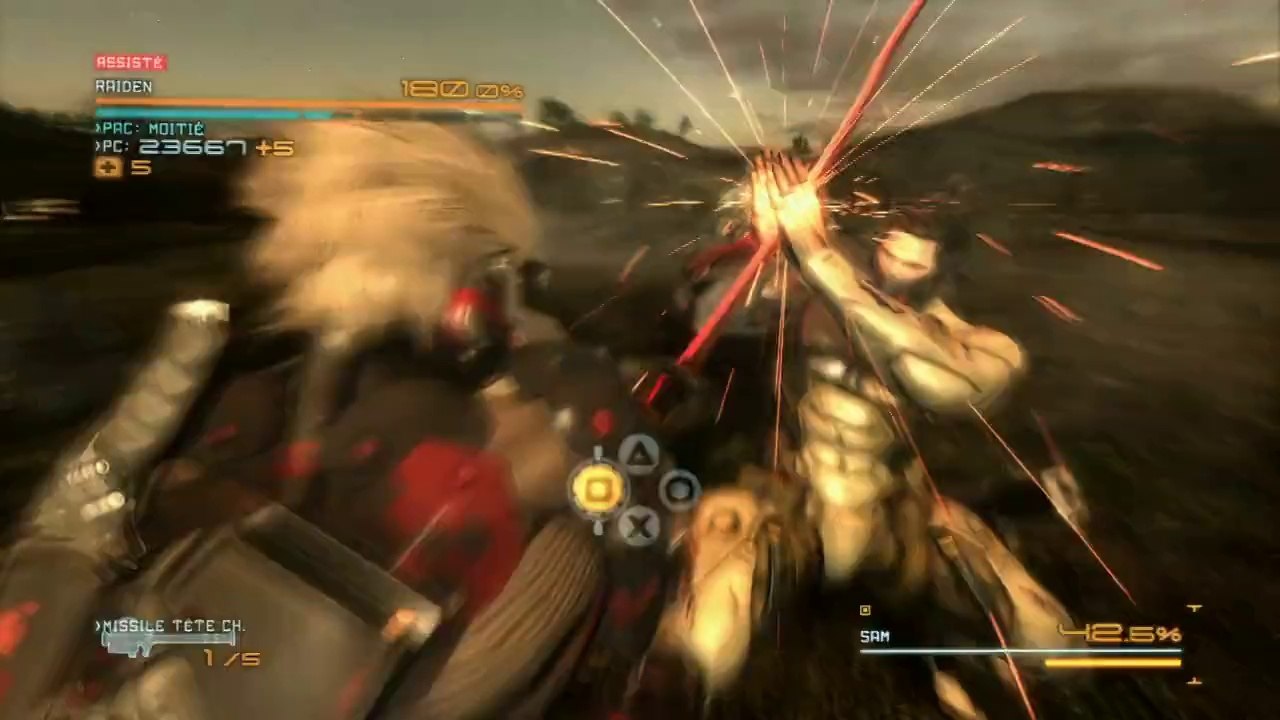 Metal Gear Rising : Revengeance - Raiden VS Samuel