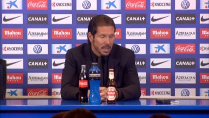We deserve to be top - Simeone