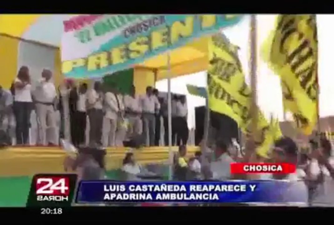 Chosica: Luis Castañeda Lossio reapareció en público y fue recibido como alcalde