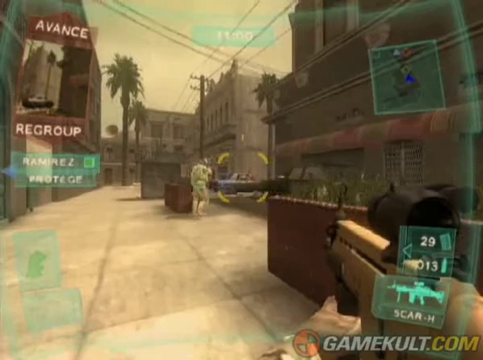 Tom Clancy's Ghost Recon Advanced Warfighter - Pan, dans les dents