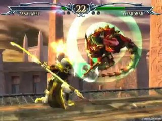 SoulCalibur III - Lizardman Vs Zasalamel