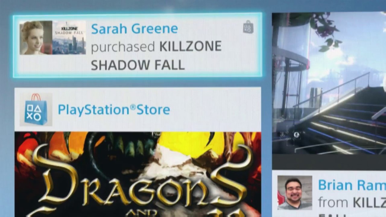 PS4 Interface