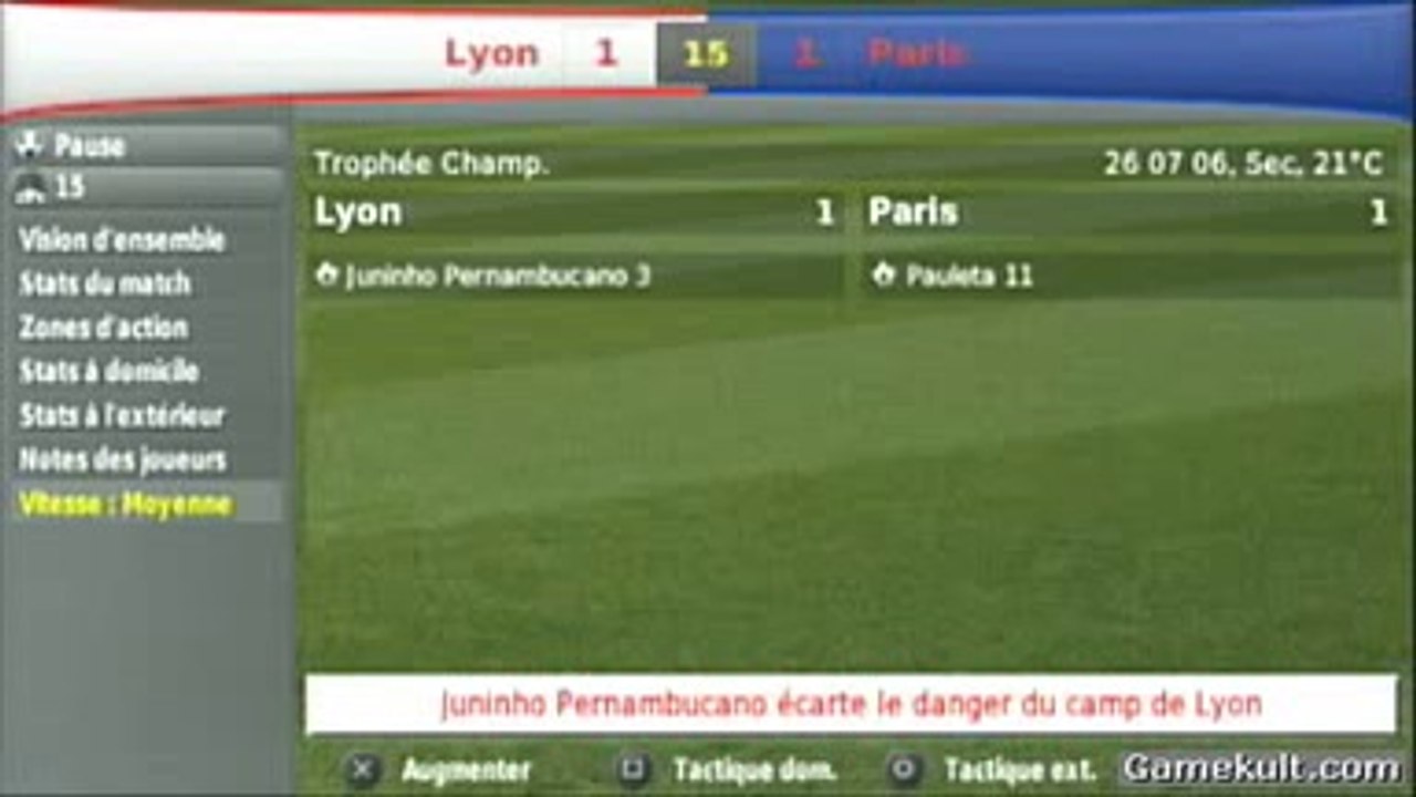 Football Manager Handheld 2007 - Le trophée des champions
