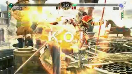 SoulCalibur IV - Trailer gameplay Raphael vs Hilde