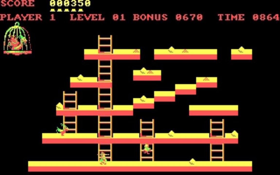 Chuckie Egg (PC) - CGA graphics