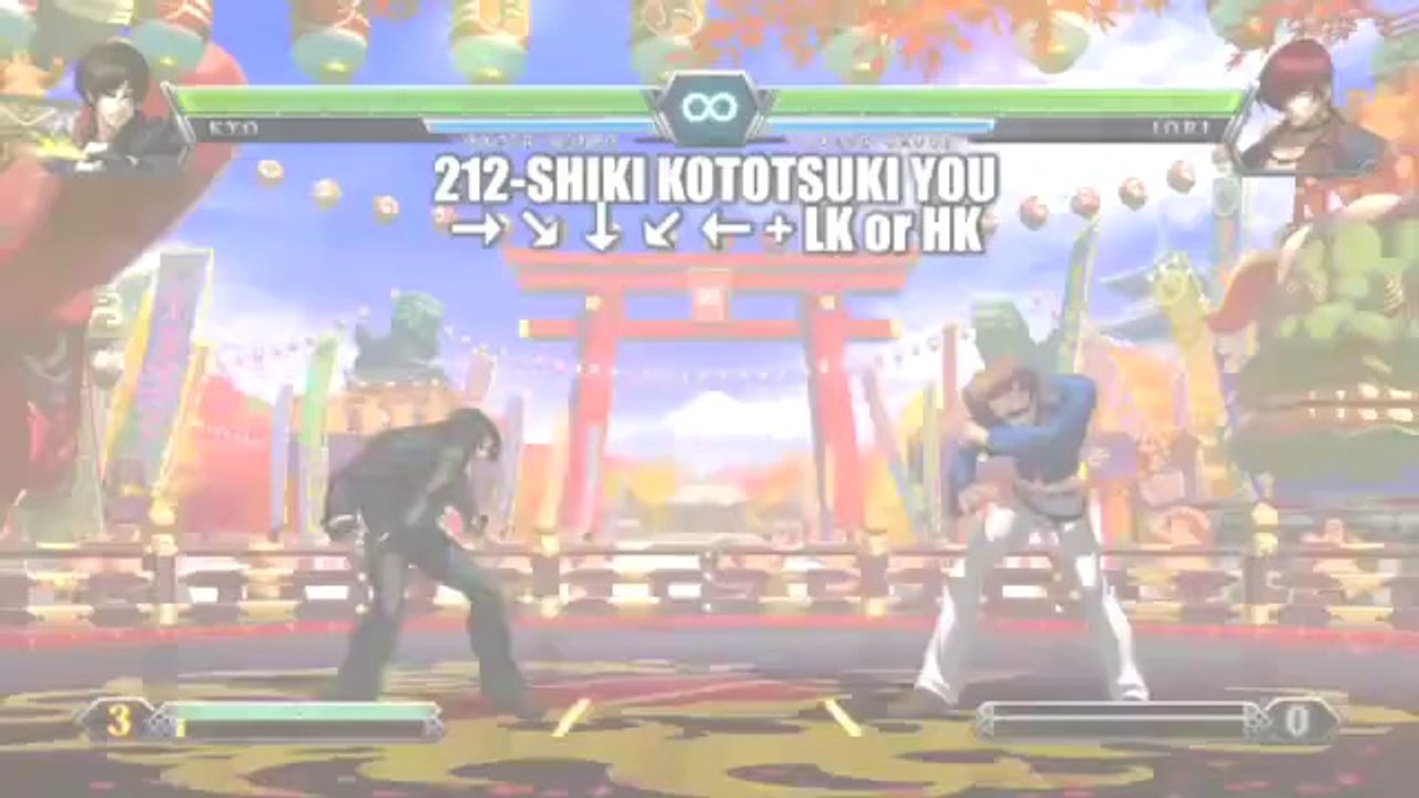 The King of Fighters XIII - Kyo Kusanagi command list