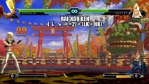 The King of Fighters XIII - Benimaru Nikaido command list