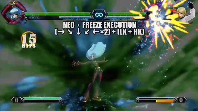 The King of Fighters XIII - Kula command list