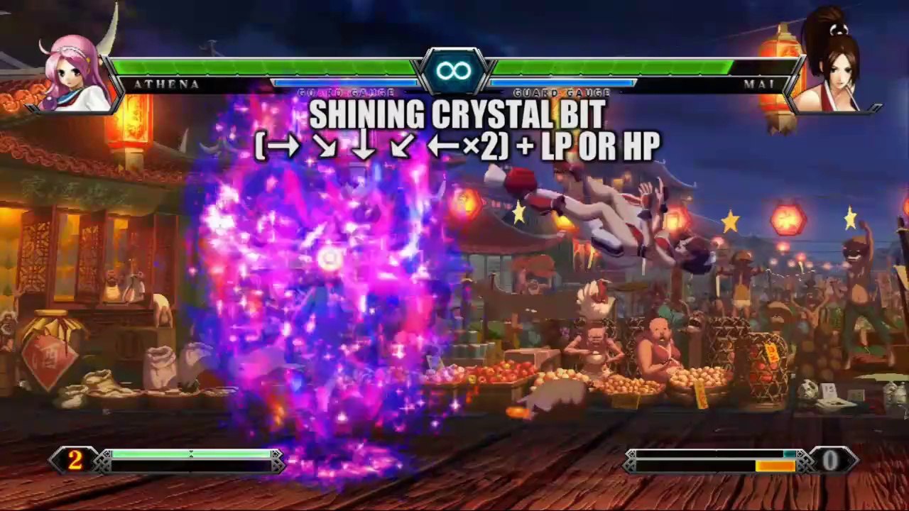 The King of Fighters XIII - Athena command list