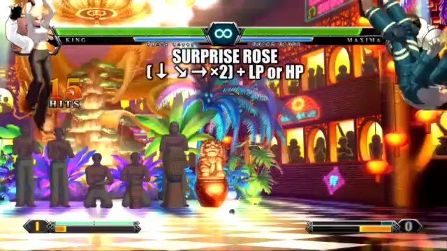 The King of Fighters XIII - King command list