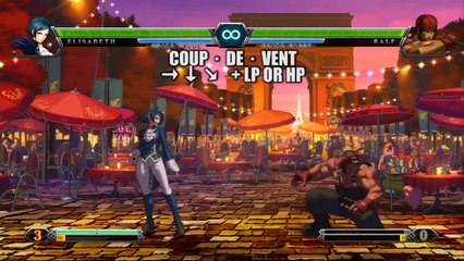 The King of Fighters XIII - Elisabeth command list