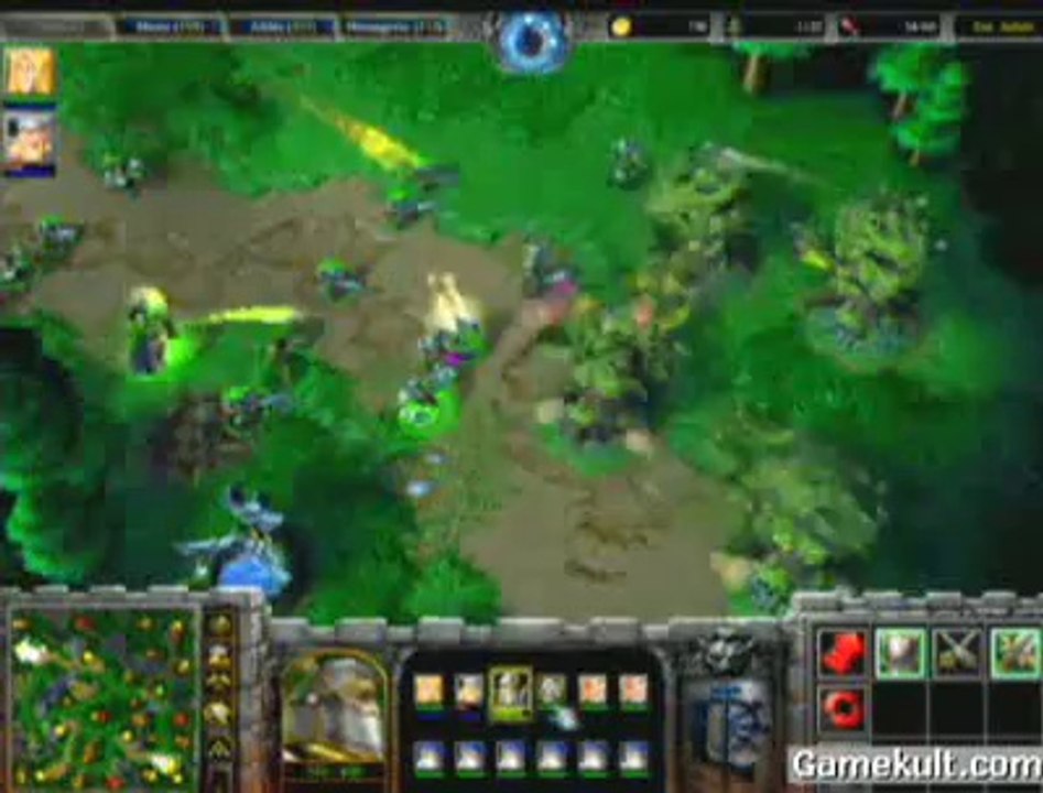 Warcraft III : The Frozen Throne - Attaque d'une base elfe