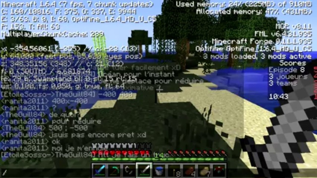 [Minecraft Ultra Hardcore] PVP S1E08-09 - Fight [Sosso Vision]