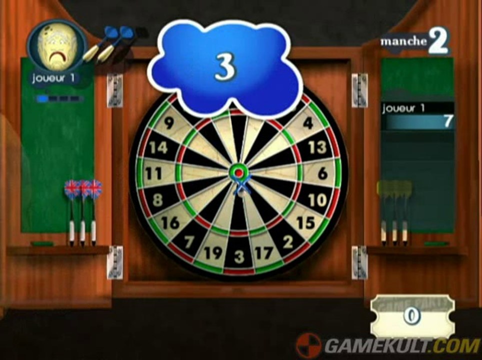 Game Party - Papi joue aux flechettes