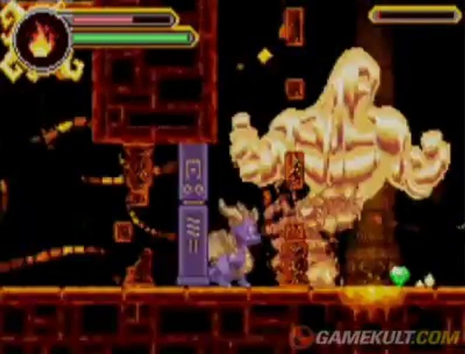 The Legend of Spyro : The Eternal Night - Spyro combat le feu