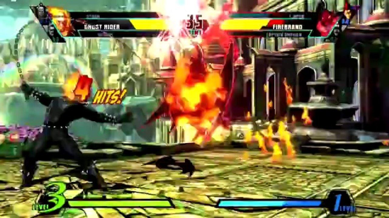 Ultimate Marvel vs. Capcom 3 - Ghost Rider vs Firebrand