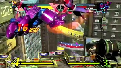 Ultimate Marvel vs. Capcom 3 - Strider gameplay