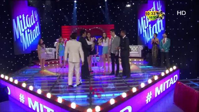 Poncho se molesta con Las Chicas de Mitad y Mitad