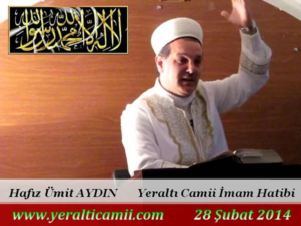 Cuma Vaaz'ı Yeraltı Camii İmam Hatibi / Hafız Ümit AYDIN