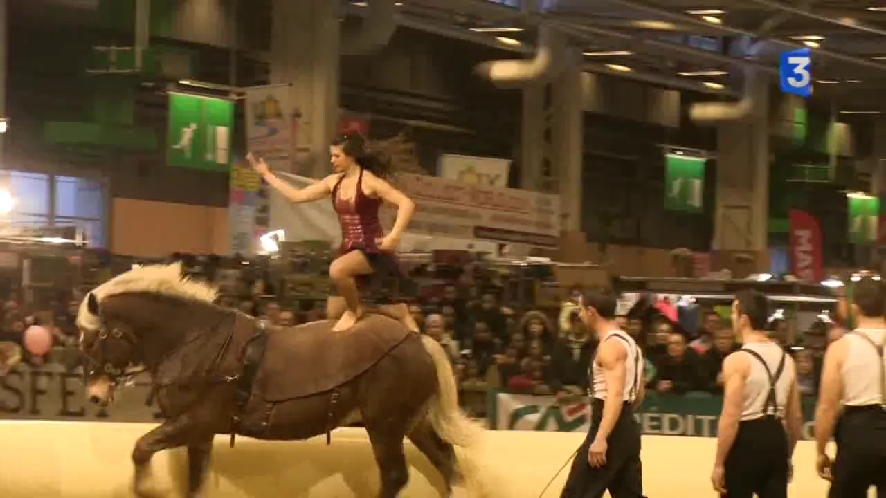 SIA 2014 : repetition spectacle equestre jehol