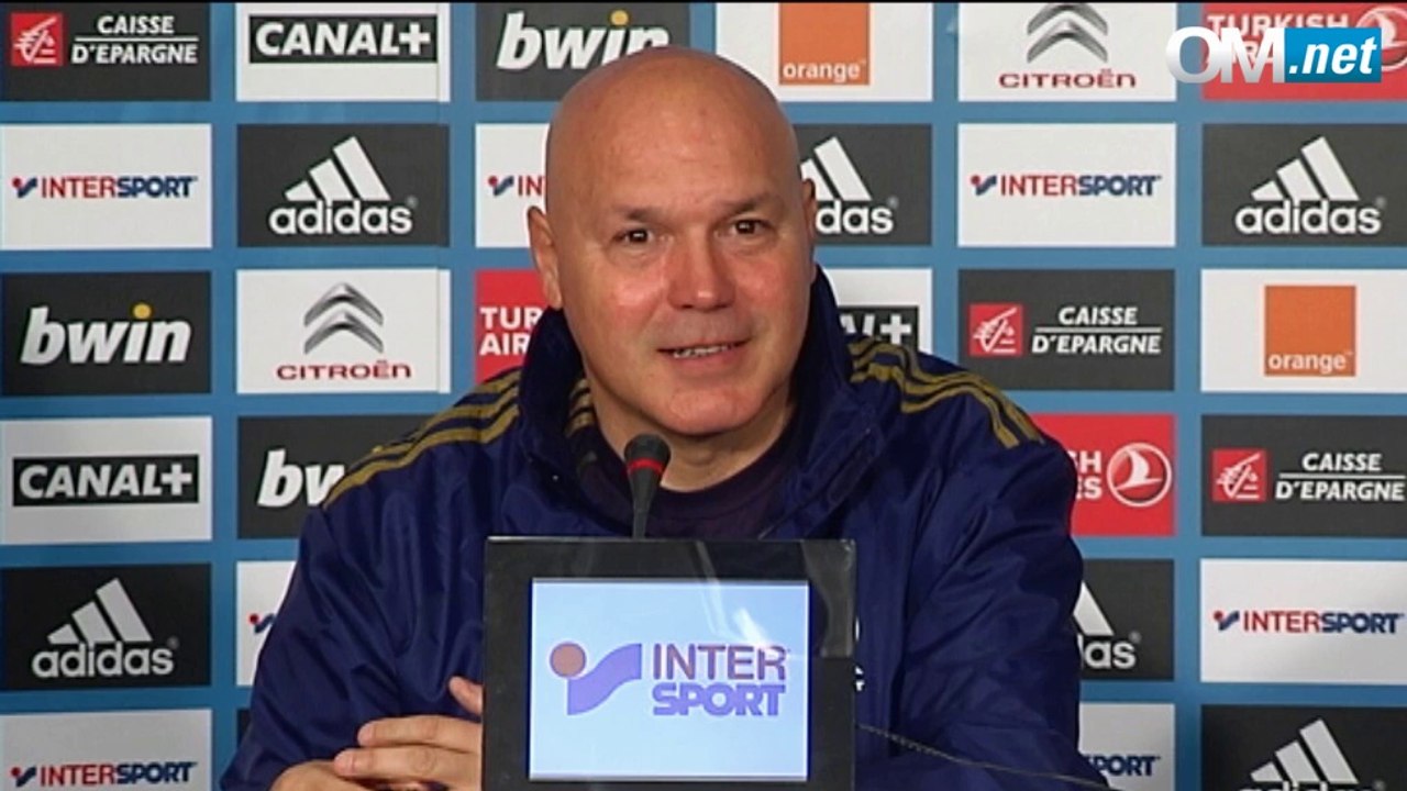 La conférence de presse de José Anigo avant PSG-OM