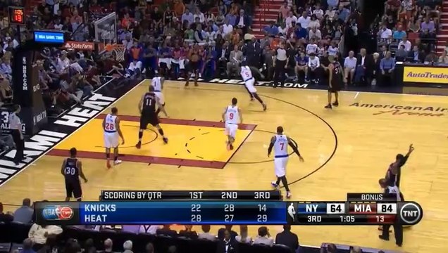 LeBron James fête le 3-points de Ray Allen avant l'heure et ça rentre