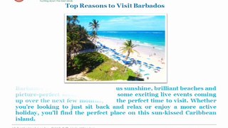 Top Reasons to Visit Barbados