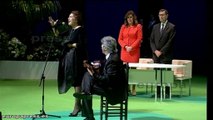 Estrella Morente dedica el himno andaluz a Paco de Lucía