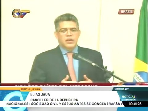Jaua: El Gobierno venezolano sufre ataques periódicos a su continuidad democrática