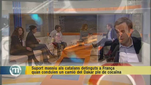 TV3 - Els Matins - Suport massiu als catalans detinguts a França quan conduïen un camió del Daka