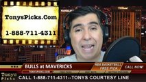 Dallas Mavericks vs. Chicago Bulls Pick Prediction NBA Pro Basketball Odds Preview 2-28-2014