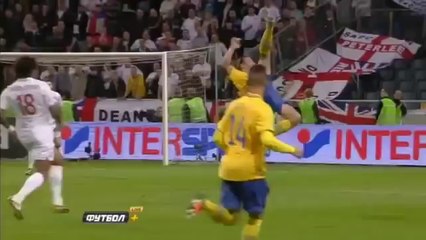 IBRAHIMOVIC AMAZING GOL PAZZESCO - ROVESCIATA DA 30 METRI -