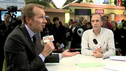 Salon de l'agriculture. Débat Ouest-France-Tvagri avec Guillaume Garot