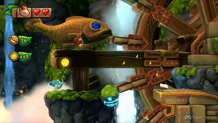 Soluce Donkey Kong Country Tropical Freeze : 7-2 (cheminement et pièces de puzzle)