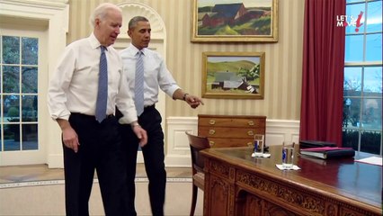 Obama et Biden bougent leurs corps pour Michelle Obama