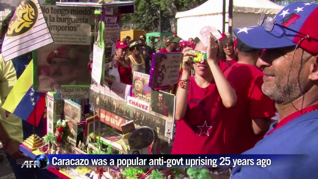Venezuelan pro-govt supporters commemorate 'Caracazo'