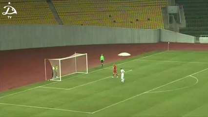 Equipe fair-play pendant un match de football